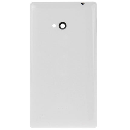 Smooth Surface Plastic Back Housing Cover for Nokia Lumia 720(White)-garmade.com