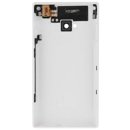 Smooth Surface Plastic Back Housing Cover for Nokia Lumia 720(White)-garmade.com