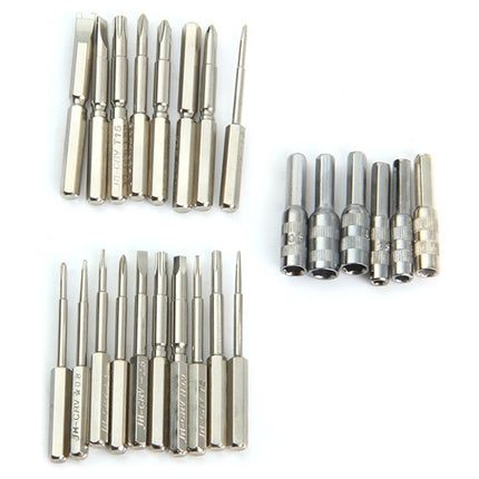 JAKEMY JM-8142 30 in 1 Aviation Aluminum Interchangeable Screwdriver Set-garmade.com