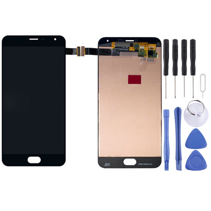 LCD Screen and Digitizer Full Assembly for Meizu Pro 5(Black)-garmade.com