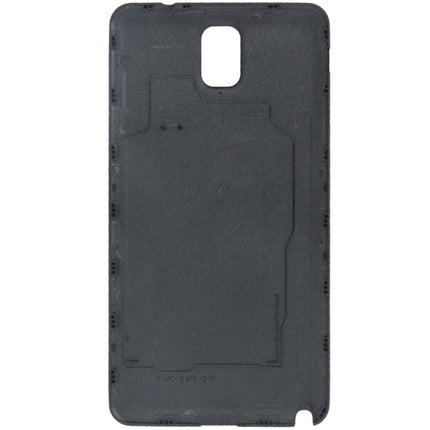 Replacement Litchi Texture Plastic Battery Cover for Samsung Galaxy Note III / N9000(Black)-garmade.com