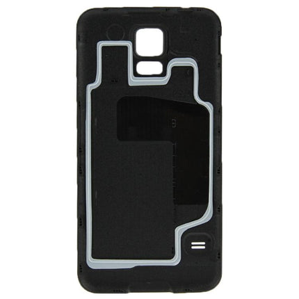 Replacement Plastic Material Battery Housing Door Cover with Waterproof Function for Samsung Galaxy S5 / G900 Black-garmade.com