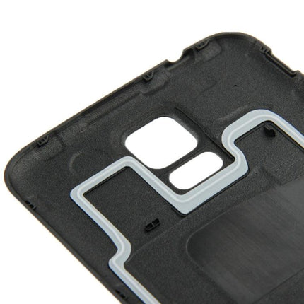 Replacement Plastic Material Battery Housing Door Cover with Waterproof Function for Samsung Galaxy S5 / G900 Black-garmade.com
