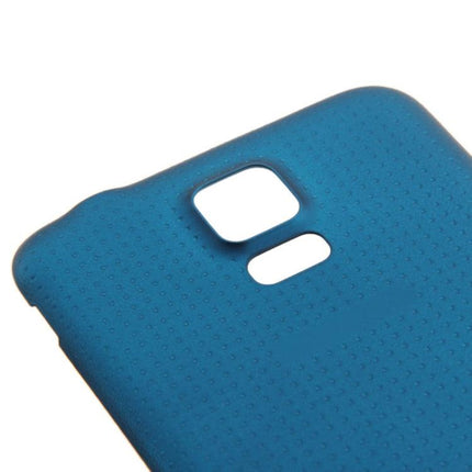 Replacement Plastic Material Battery Housing Door Cover with Waterproof Function for SamsungGalaxy S5 / G900 Blue-garmade.com