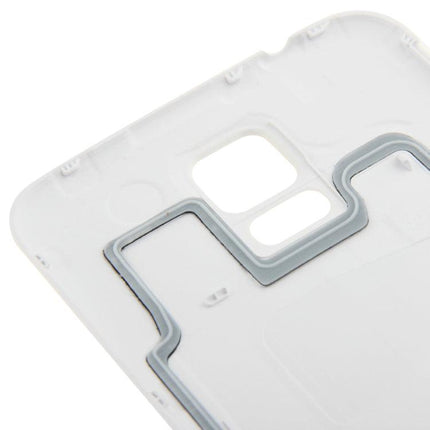 Replacement Plastic Material Battery Housing Door Cover with Waterproof Function for Samsung Galaxy S5 / G900 White-garmade.com