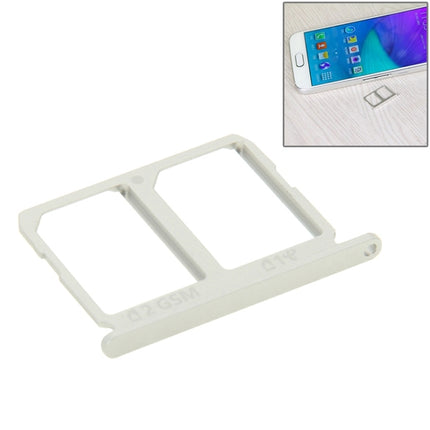 2 SIM Card Tray for Samsung Galaxy S6(Silver)-garmade.com