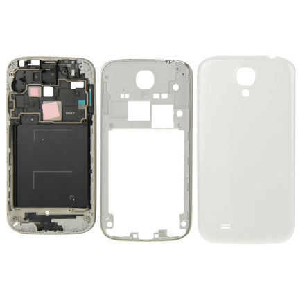 For Galaxy S4 / i337 Full Housing Faceplate Cover (White)-garmade.com
