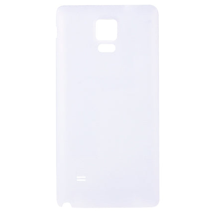 For Galaxy Note 4 / N910V Full Housing Cover (Middle Frame Bezel Back Plate Housing Camera Lens Panel + Battery Back Cover ) (White)-garmade.com