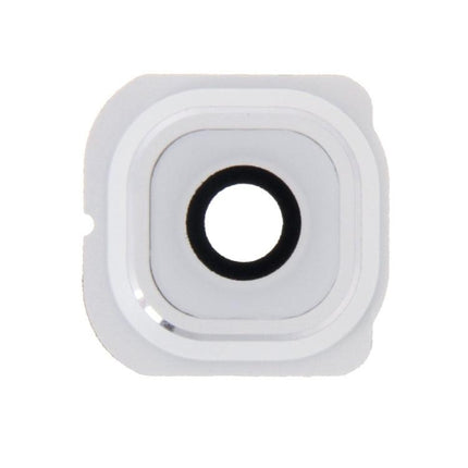10 PCS Camera Lens Cover with Sticker for Samsung Galaxy S6 Edge / G925 White-garmade.com