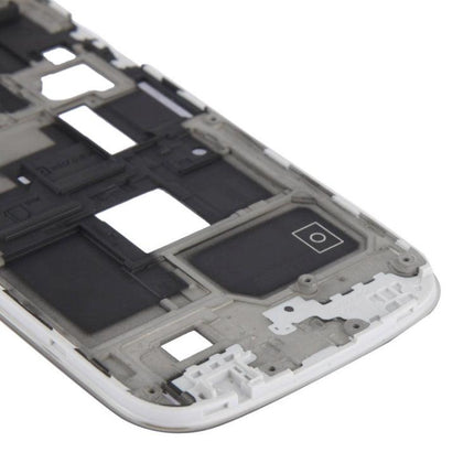 LCD Middle Board with Button Cable for Samsung Galaxy S4 Mini / i9195 White-garmade.com