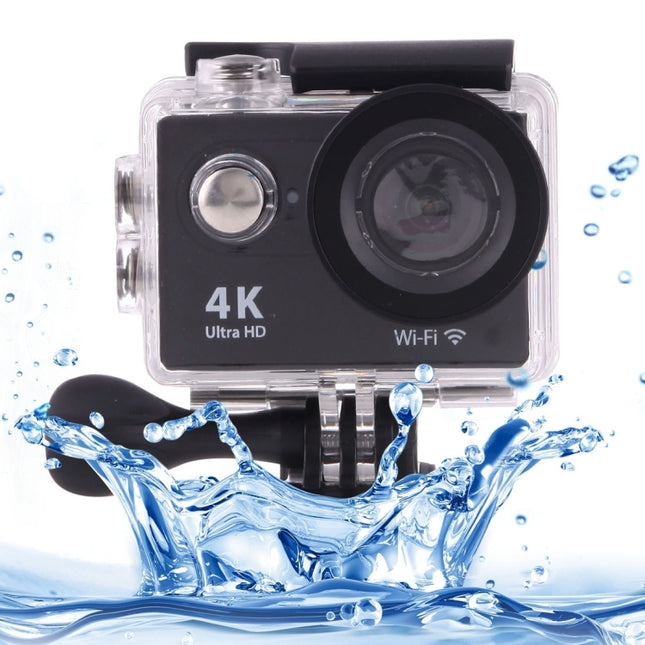 H9 4K Ultra HD1080P 12MP 2 inch LCD Screen WiFi Sports Camera, 170 Degrees Wide Angle Lens, 30m Waterproof(Black)-garmade.com