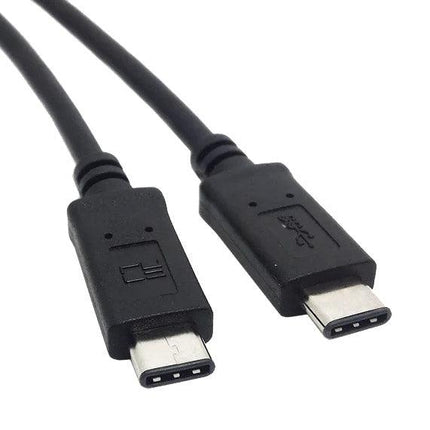 1m USB 3.1 Type C Male Connector to Male Extension Data Cable, For Tablet & Mobile Phone & Hard Disk Drive(Black)-garmade.com