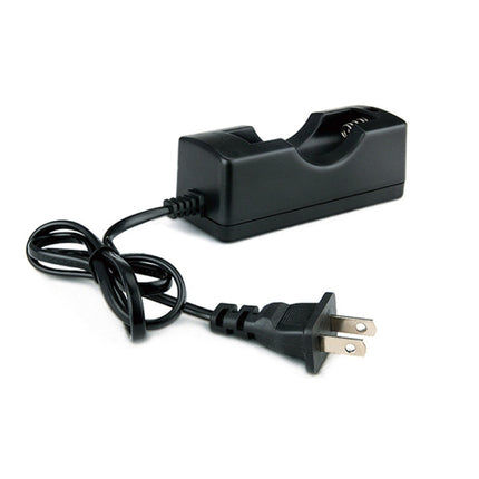 Battery Charger for 18650, Output: 4.2V/ 650mA, US Plug(Black)-garmade.com