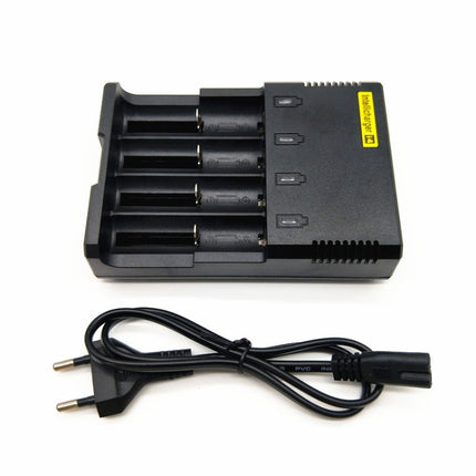 Universal Lithium Battery Charger for 26650 / 22650 / 18650 / 17670 / 18490 / 17500 / 17335 / 16340 / 14500 / 10440 (100V - 240V)(Black)-garmade.com