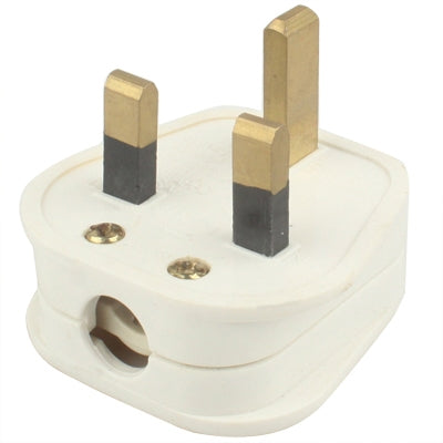 UK Plug Travel Power Adaptor(White)-garmade.com
