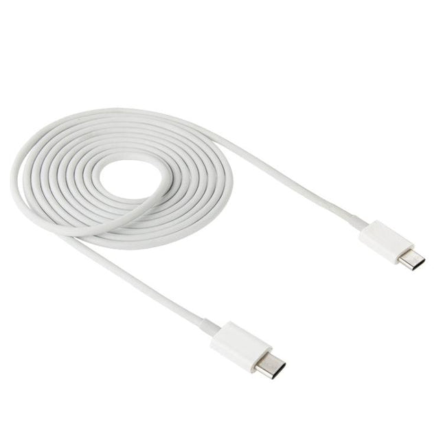 2m USB-C / Type-C 3.1 Male Connector to Male Extension Data Cable(White)-garmade.com