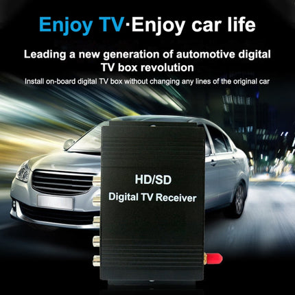 High Speed ISDB-T Mobile Digital Car TV Receiver, Suit for Brazil / Peru / Chile etc. South America Market(Black)-garmade.com