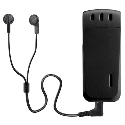 WR-16 Mini Professional 8GB Digital Voice Recorder with Belt Clip, Support WAV Recording Format(Black)-garmade.com