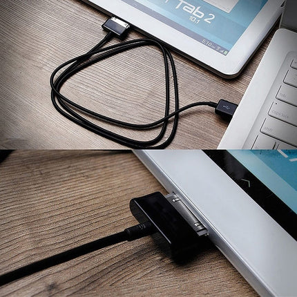 1m 30 Pin to USB Data Charging Sync Cable, For Galaxy Tab 7.0 Plus / Galaxy Tab 7.7 / Galaxy Tab 7 / P1000 / Galaxy Tab 10.1 / P7100 / Galaxy Tab 8.9 / P7300 / Galaxy Tab 10.1 / Galaxy Note 10.1 / Galaxy Note 8.0-garmade.com
