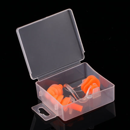 Soft Silicone Swimming Nose Clip and Ear Plug Set Earplug, Random Color Delivery-garmade.com