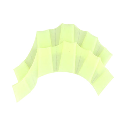Finger Flexible Silicone Swimming Gloves (Samll Size)(Green)-garmade.com