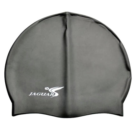 Pure Color Style Elastic Silicone Swimming Cap / Swimming Hat, SC208(Black)-garmade.com