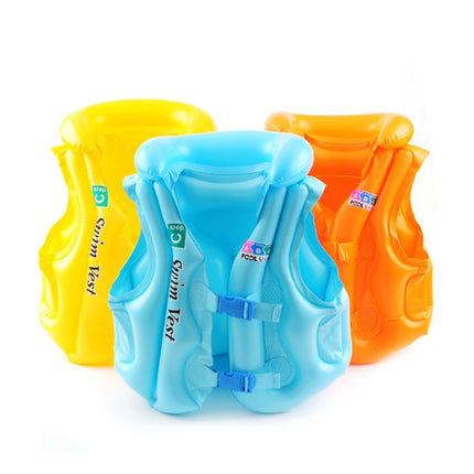 2 PCS A Code Children Float Inflatable Life Jacket Swimsuit, Size: Large, Random Color Delivery-garmade.com