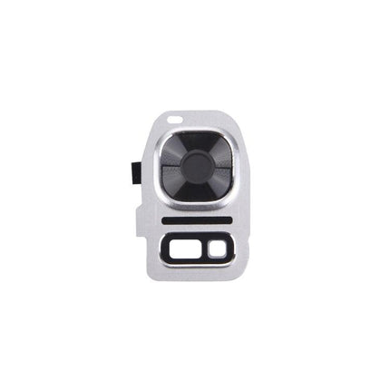 10 PCS Rear Camera Lens Cover & Flashlight Bracker for Samsung Galaxy S7 / G930 Silver-garmade.com