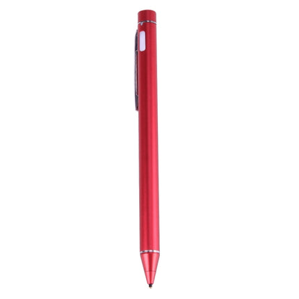 Universal Rechargeable Capacitive Touch Screen Stylus Pen with 2.3mm Superfine Metal Nib, For iPhone, iPad, Samsung, and Other Capacitive Touch Screen Smartphones or Tablet PC(Red)-garmade.com