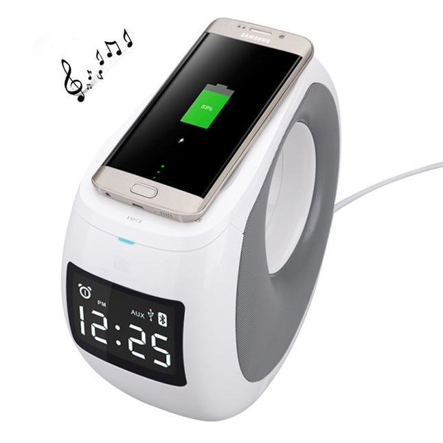 NILLKIN MC1 CE / RoHs / FCC Certificated QI Standard Wireless Charging Transmitter + Bluetooth Speaker, EU Plug , For iPhone, Galaxy, Sony, Lenovo, HTC, Huawei, Google, LG, Xiaomi, other Smartphones-garmade.com