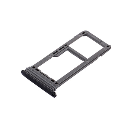 SIM Card Tray + Micro SD Tray for Samsung Galaxy S8(Black)-garmade.com