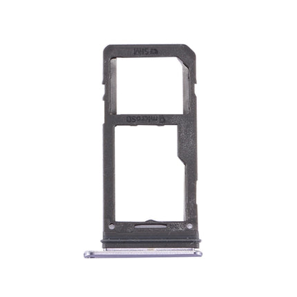 SIM Card Tray + Micro SD Tray for Samsung Galaxy S8 (Orchid Grey)-garmade.com