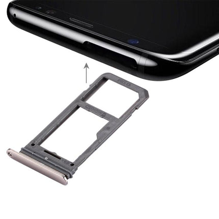 SIM Card Tray & Micro SD Tray for Samsung Galaxy S8 Gold-garmade.com
