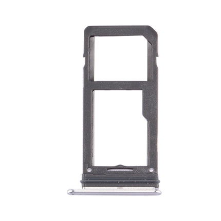 SIM Card Tray + Micro SD Tray for Samsung Galaxy S8(Silver)-garmade.com