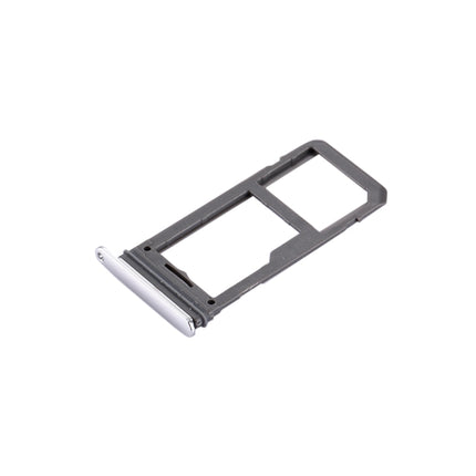 SIM Card Tray + Micro SD Tray for Samsung Galaxy S8(Silver)-garmade.com
