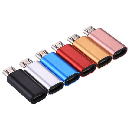 8 Pin Female to Micro USB Male Metal Shell Adapter, For Samsung / Huawei / Xiaomi / Meizu / LG / HTC and Other Smartphones(Silver)-garmade.com
