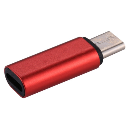 8 Pin Female to USB-C / Type-C Male Metal Shell Adapter(Red)-garmade.com