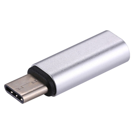 8 Pin Female to USB-C / Type-C Male Metal Shell Adapter(Silver)-garmade.com