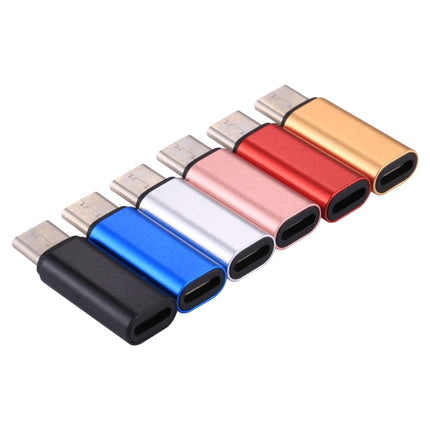 8 Pin Female to USB-C / Type-C Male Metal Shell Adapter(Red)-garmade.com