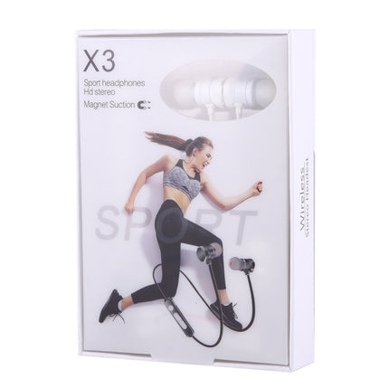 X3 In-Ear Stereo Wireless Bluetooth Music Earphone Bluetooth V4.1 + EDR With 1 Connect 2 Function Support Handfree Call, For iPhone, Galaxy, Huawei, Xiaomi, LG, HTC and Other Smart Phones-garmade.com