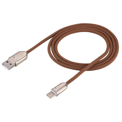 1m 2A USB-C / Type-C to USB 2.0 Data Sync Quick Charger Cable(Brown)-garmade.com