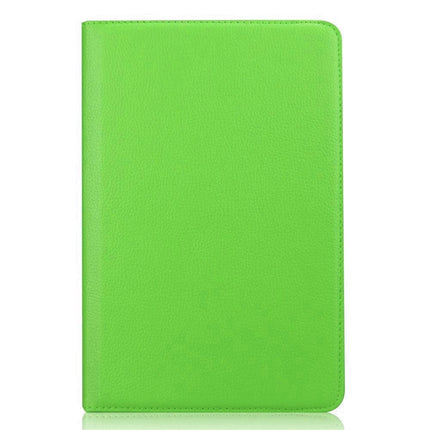 Litchi Texture Horizontal Flip 360 Degrees Rotation Leather Case for Galaxy Tab S4 10.5 T830 / T835, with Holder (Green)-garmade.com