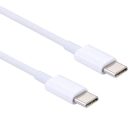 2m 2A USB-C / Type-C 3.1 Male to USB-C / Type-C 3.1 Male Adapter Cable(White)-garmade.com