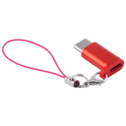 Mini Portable USB to Type-C & USB-C Converter Adapter with OTG(Red)-garmade.com