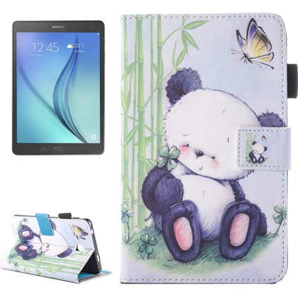 For Galaxy Tab A 7.0 (2016) / T280 Lovely Cartoon Panda Pattern Horizontal Flip Leather Case with Holder & Card Slots & Pen Slot-garmade.com