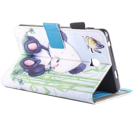 For Galaxy Tab A 7.0 (2016) / T280 Lovely Cartoon Panda Pattern Horizontal Flip Leather Case with Holder & Card Slots & Pen Slot-garmade.com