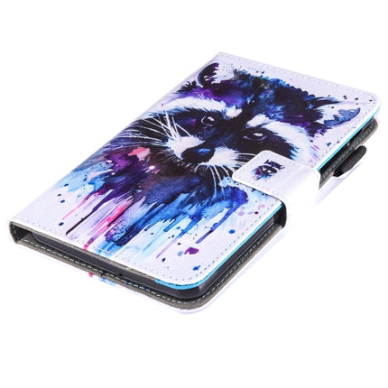 For Galaxy Tab A 7.0 (2016) / T280 Lovely Cartoon Raccoon Pattern Horizontal Flip Leather Case with Holder & Card Slots & Pen Slot-garmade.com