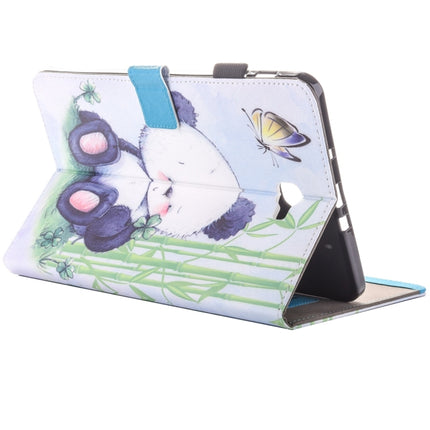 For Galaxy Tab A 10.1 (2016) / T580 Lovely Cartoon Panda Pattern Horizontal Flip Leather Case with Holder & Card Slots & Pen Slot-garmade.com