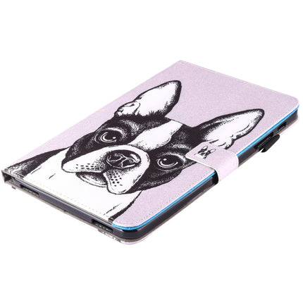 For Galaxy Tab A 10.1 (2016) / T580 Lovely Cartoon Bulldog Pattern Horizontal Flip Leather Case with Holder & Card Slots & Pen Slot-garmade.com