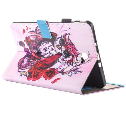 For Galaxy Tab A 10.1 (2016) / T580 Lovely Cartoon Butterfly Owl Pattern Horizontal Flip Leather Case with Holder & Card Slots & Pen Slot-garmade.com